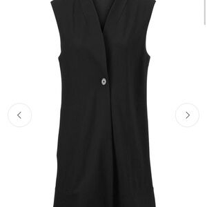 Masai Jorgine black sleeveless vest size L EUC